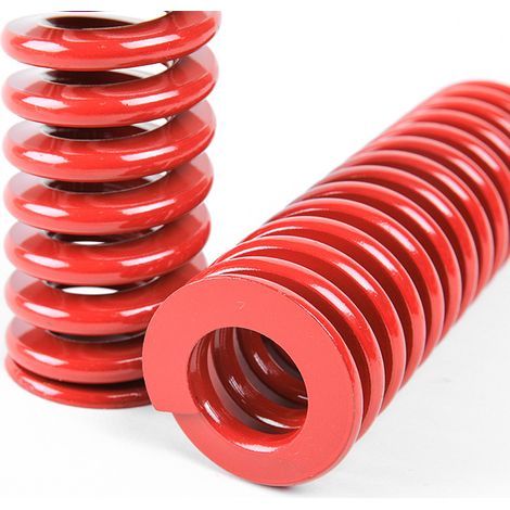 Ressort de support de hayon rouge, adapté à la pièce de modification de l'amortisseur hydraulique de coffre de la Tesla Model 3, ressort de compression à absorption de chocs hautement élastique (taill (1/5)