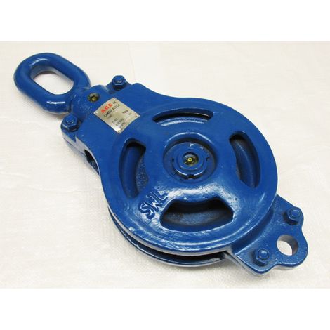 5 Ton, American Block, Swivel Eye, Single Sheave