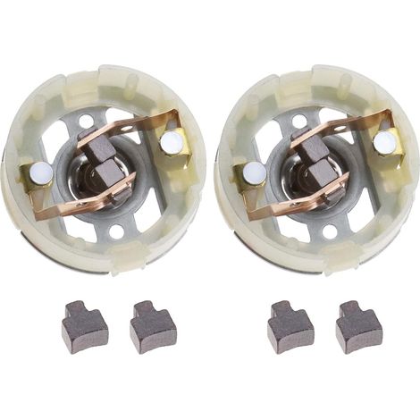 Sollbry 2x Moteur RS550 Porte-balais de Charbon et 4x Balais de Charbon Compatible avec BOSCH Compatible avec MAKITA Compatible avec DEWALT Compatible avec HITACHI (1/5)
