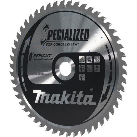 Makita Sägeblatt 190x1,85x20, 50Z EFFICUT WPC/Holz (1/2)