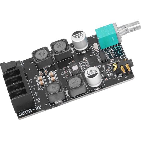 Carte d'amplificateur de puissance Hi-Fi ZK 502C 50 W, montage facile, filtre son clair, inductance TPA3116 (1/5)