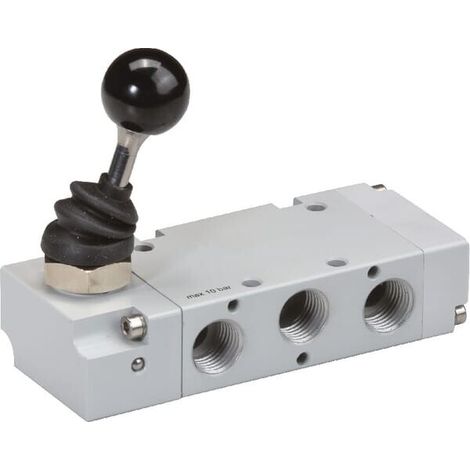 Valv. a leva man. 5/2 vie 1/4" UNIVERSALE MAL52B14