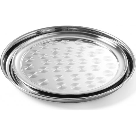 Plateau de banquet rond en acier, diamètre 30 cm - Hendi 480205 (1/2)