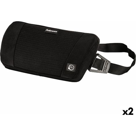 Fellowes PlushTouch Support Lombaire Noir Confort Bureau (1/5)