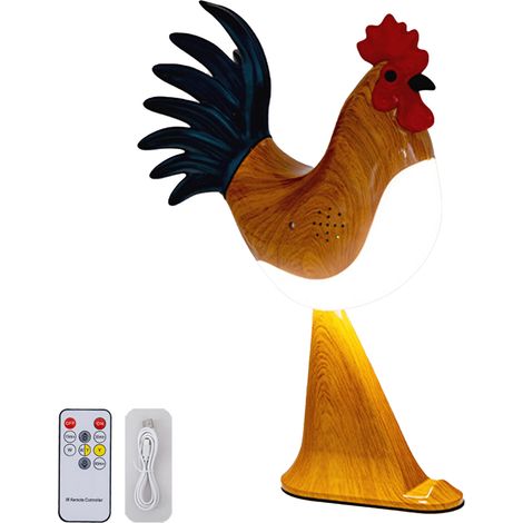 Lampada da terra ricaricabile tramite USB (legno giallo) con suono e aromaterapia, lampada da terra, supporto per telefono, regalo ideale (1/2)