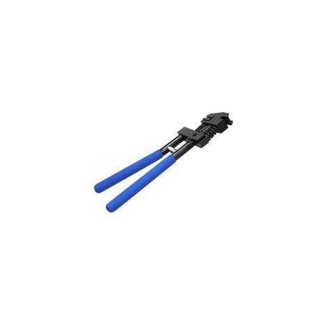 Pinza universale per montaggio, foratura, crimpatura e punzonatura - foro da 5 mm - per carrozzeria - con testa girevole (blu) - Crezuo