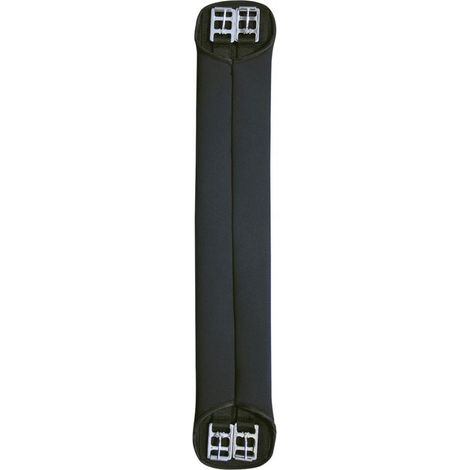 125 cm, Nero: Sottopancia in soften per monta inglese antifiaccatura con fibbie a rotella (1/2)