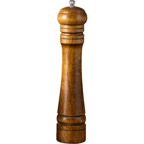 Moulin à poivre manuel en bois, moulin à sel et à épices, bouteille, outil de broyage ménager 21,7 cm (1/5)