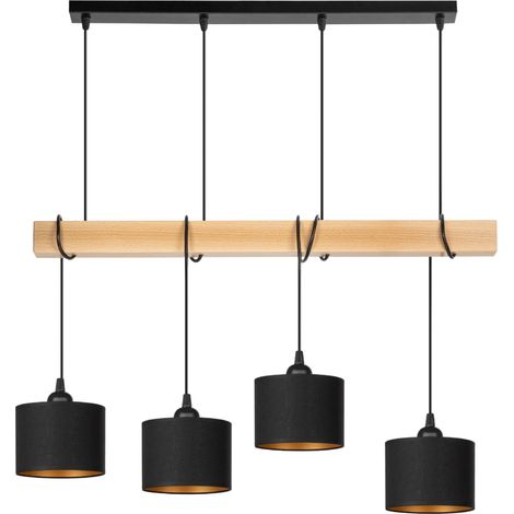 Tornado AM4PB Lampe schwarz-goldene Buche (1/5)