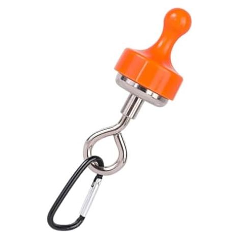 Crochets magnétiques ultra-résistants avec mousqueton Organisateur robuste pour matériel de camping, camping-car, voyage, cuisine, salle de bain, barbecue, porte, réfrigérateur, plafond, placard (1/5)
