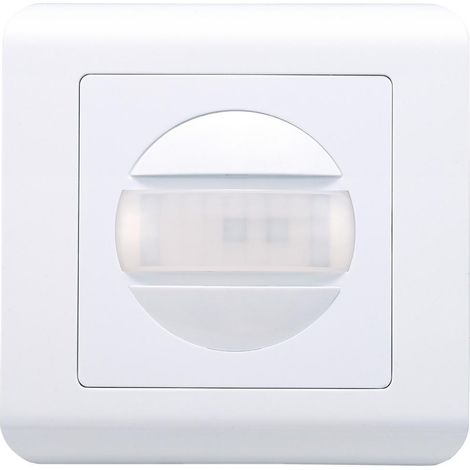 Detector empotrable de movimiento "Nekati" regulable para pared con alcance de hasta 9m color blanco (1/5)