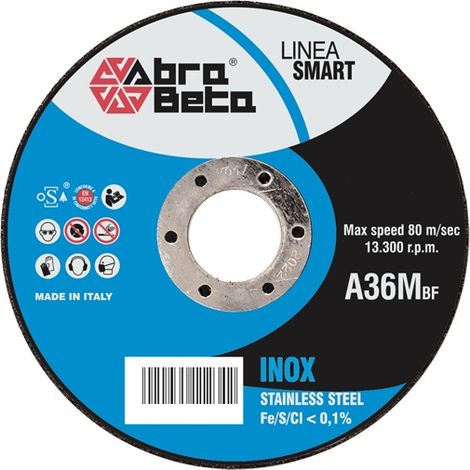 DISCO TAGLIO SMART BLU 125X1MM PER INOX