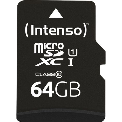 Intenso 3423490 memoria flash 64 GB MicroSDXC UHS-I Classe 10 (1/4)