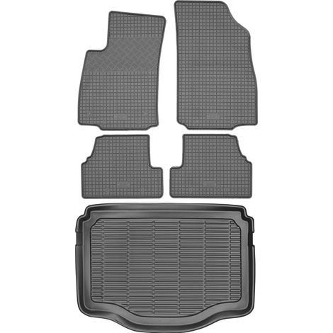 Opel Mokka A / Mokka X Crossover de 2012-2019 SET - tapis de voiture en caoutchouc + tapis de coffre