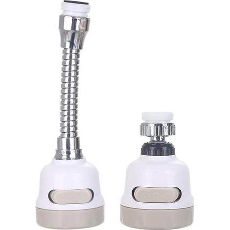 Adaptateur de robinet, 360 ° pour la cuisine, économie d'eau, 2 pcs (1/5)