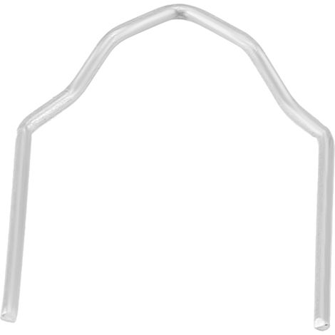 Lot de 100 agrafes de soudure pré-coupées 0,8 mm pour réparation pare-chocs auto style V kit réparation (1/5)
