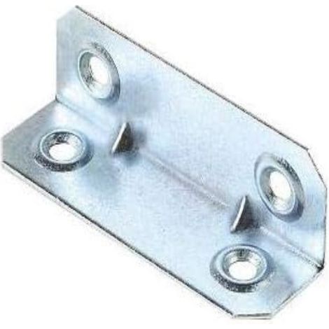 ORECA - PIASTRINE AD ANGOLO CON 4 FORI 40X25X25MM
