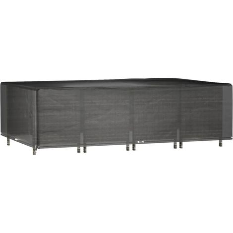 vidaXL Garden Furniture Cover 16 Eyelets 325x205x90 cm Rectangular