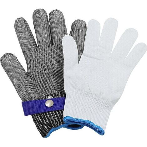 Kaelt - Gants Anti Coupure Gants de Travail Protection Haute Performance Niveau 5 Gant Protection Cuisine pour Découpe de Viande, Filet de Poisson, Mandoline, D'huîtres et Sculpture (M) (1/5)