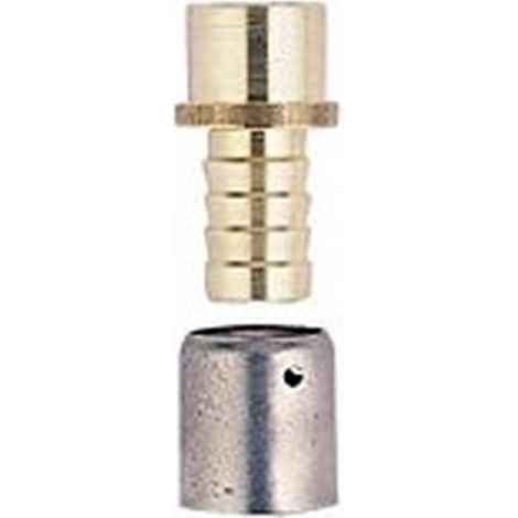 Acome 523308 - Busta da 10 raccordi a saldare/crimpare - Cu 12 - Dn 12x1,1