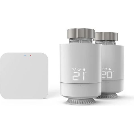 Hama Smarte WLAN Controllo Termico Argento Doppio Termostato