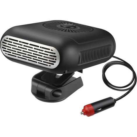 Tragbare 12V-Autoheizung – Schnelles Aufheizen, 360° drehbarer Sockel, Batterieanschluss, geeignet für Pkw, SUVs und Pickups im Winter (1/2)