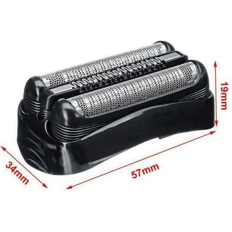 2 Tête de rechange,Compatible Braun Series 3,Modèle 21B,Rasoir électrique,301S à 3040 (1/4)