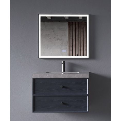 Meuble de salle de bain Bleu Delhi - 70 cm (1/2)