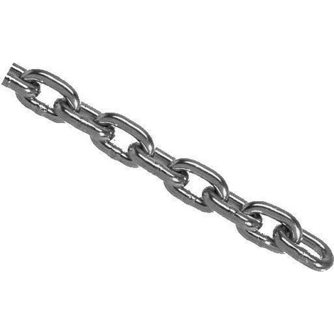 Chaine inox A4 maillons courts diam. 4,0 mm, Longueur: 50 m (1/3)