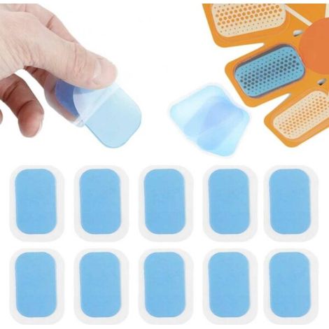 Packung mit 10 Gelelektroden für den elektronischen Muskelstimulator EMS-AquaForge.