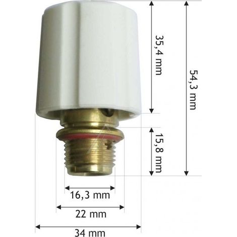 Laurastar - bouchon de remplissage blanc - 1050003750 - (1/3)