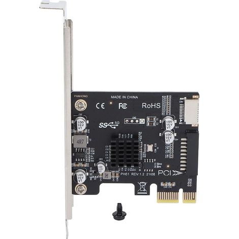 Carte d'extension PCIe vers USB 3.1 pour disque dur externe - Accessoire PC bureau (1/5)