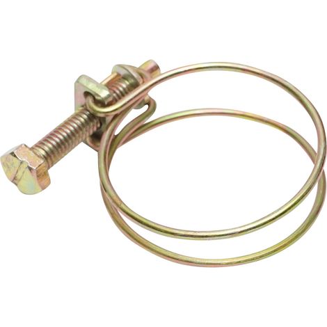 Fascetta stringicavo 35-40mm con vite M6x40mm per tubo flessibile Breckner Germany (1/4)
