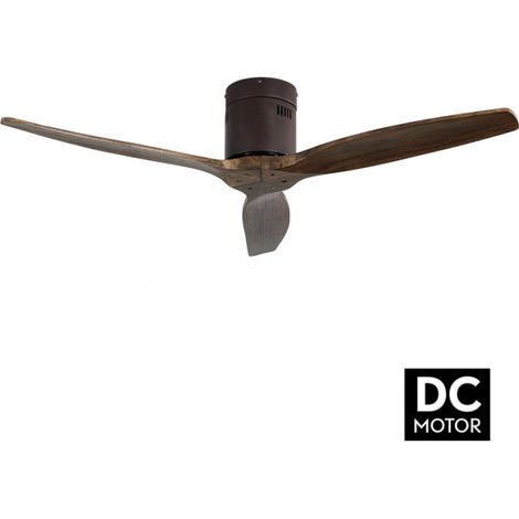 Ventilatore da soffitto DC Aguilon Marrone 3 Pale in Quercia Senza Luce