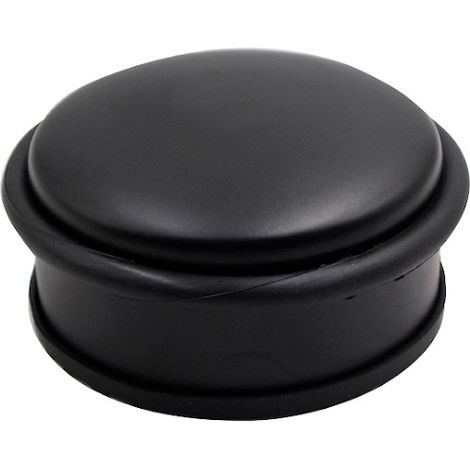 Butée porte-objet - Noir - Hauteur 45 mm - Rond - Acier inoxydable