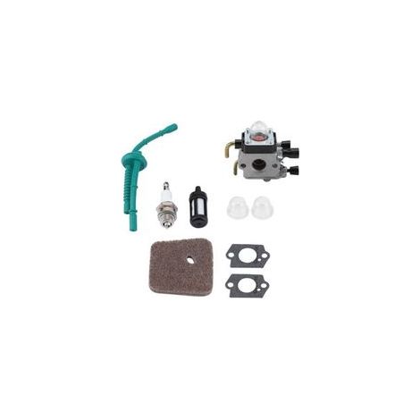 Kit carburatore per decespugliatore, modello C1Q-S97, completo di guarnizione candela e filtro aria, compatibile con i modelli FS55, FS25, FS38, FS45, FS45C e FS55C.
