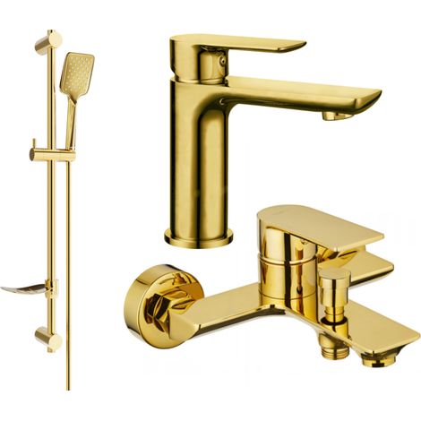 Mexen Alfa DF62 set da vasca, oro - 745703DF62-50 (1/4)