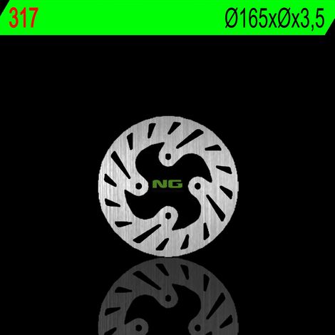 Disco de freno trasero NG Beta Rev3 125/250 99-02 165x3,5 mm 4x10,5 mm