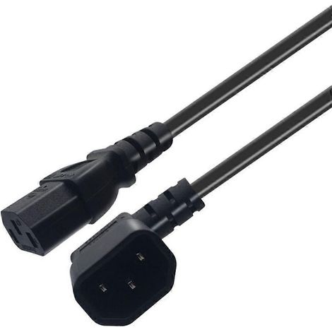 Câble adaptateur IEC 320 C14 vers C13, convertisseurs de puissance 250 V mâle vers femelle