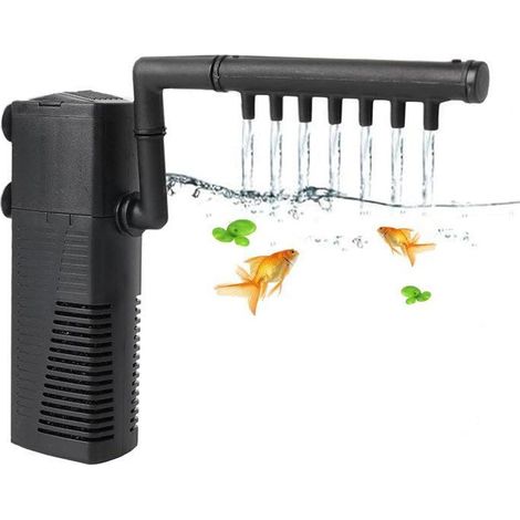 Pompe de filtration 600 L/h Charbon actif Ultra-silencieuse Étanche (1/5)