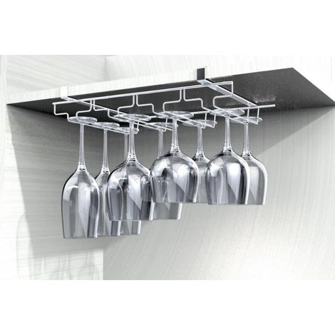 Portacalici Appendicalici Gancio Jolly Sottoripiano in Metallo 40 x 28 x 6 cm (1/2)
