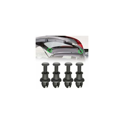 Jeu de 4 clips de fixation pour tablette arrière compatibles avec Audi A3 S3 8P 8V Q5 SQ5 et VW Golf MK5 GTI Tiguan (8P0862528 1M6867574A) (1/4)