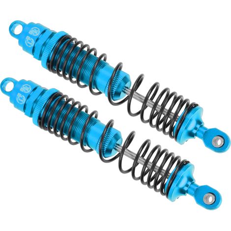 Amortisseur Arrière Métallique Bleu 110mm pour TRAXXAS SLASH 1/10 - Pièces de Rechange RC (1/5)