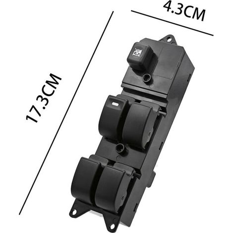 La référence MR587942 correspond à un interrupteur de lève-vitre électrique compatible avec les modèles Mitsubishi Lancer 2008-2009. Il commande le fonctionnement des vitres électriques et sert d'inte