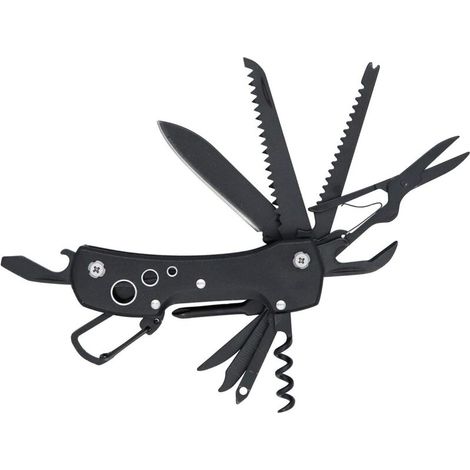 Outil multifonction, couteau de poche avec verrou de sécurité et étui en nylon