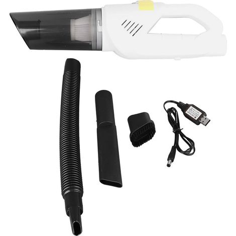 Aspirateur de voiture portable sans fil 20000 PA, aspiration puissante, silencieux, rechargeable par USB, mini portable. (1/5)