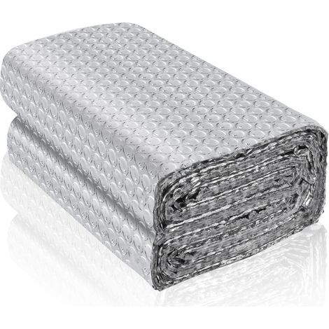 Rouleau isolant thermique aluminium 3m×60cm – Film réfléchissant pour radiateurs – Isolation fenêtres, murs, voitures (1/5)