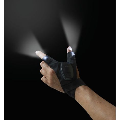 Gant Lumineux Led Hexakit éclaire Vos Travaux Dans L'obscurité. - Hexakit