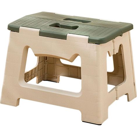 Tabouret Pliable Portable en Plastique Robuste Antidérapant pour Maison Entrée Cuisine, A (1/4)