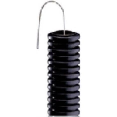 Electraline corrugato diametro 25 con tirafilo nero 25mt  60612 (1/2)